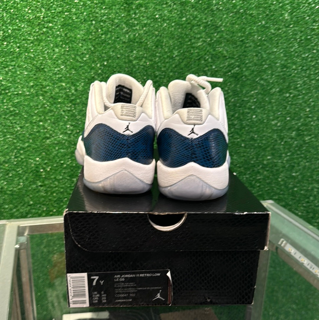 Air Jordan 11 Low Blue Snakeskin (USED)