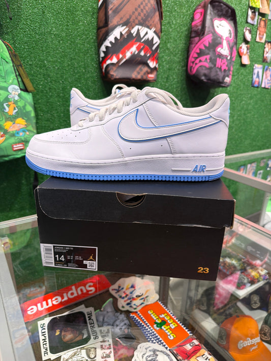 Nike Air Force 1 low university blue sole (USED)
