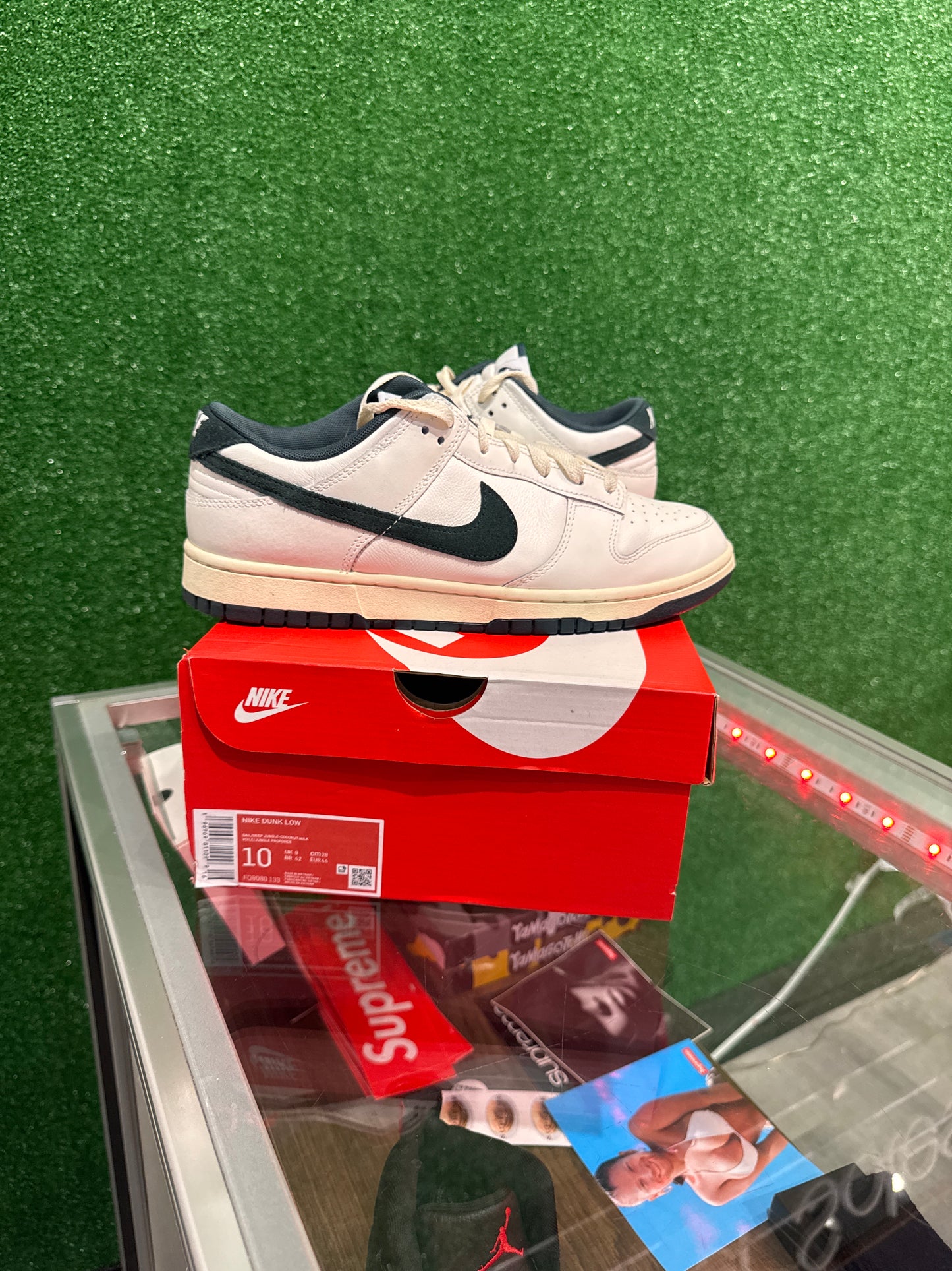 Nike dunk low athletic department deep jungle (USED)