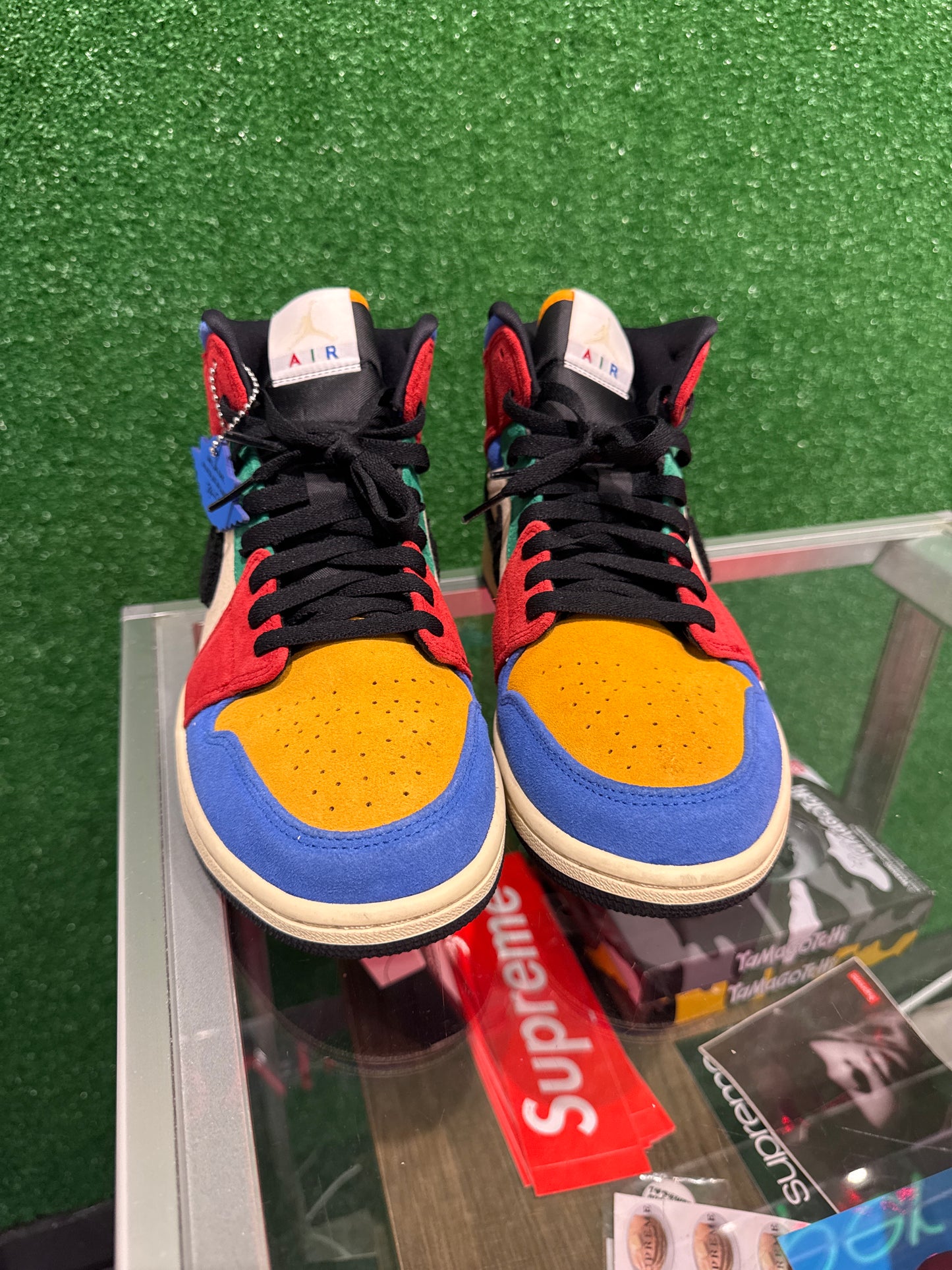 Air Jordan 1 mid fearless blue the great (USED)