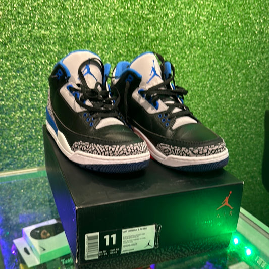 Air Jordan 3 Sport Blue (USED)