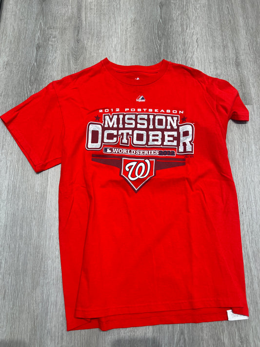 2012 Washington nationals post season mission October World Series tee