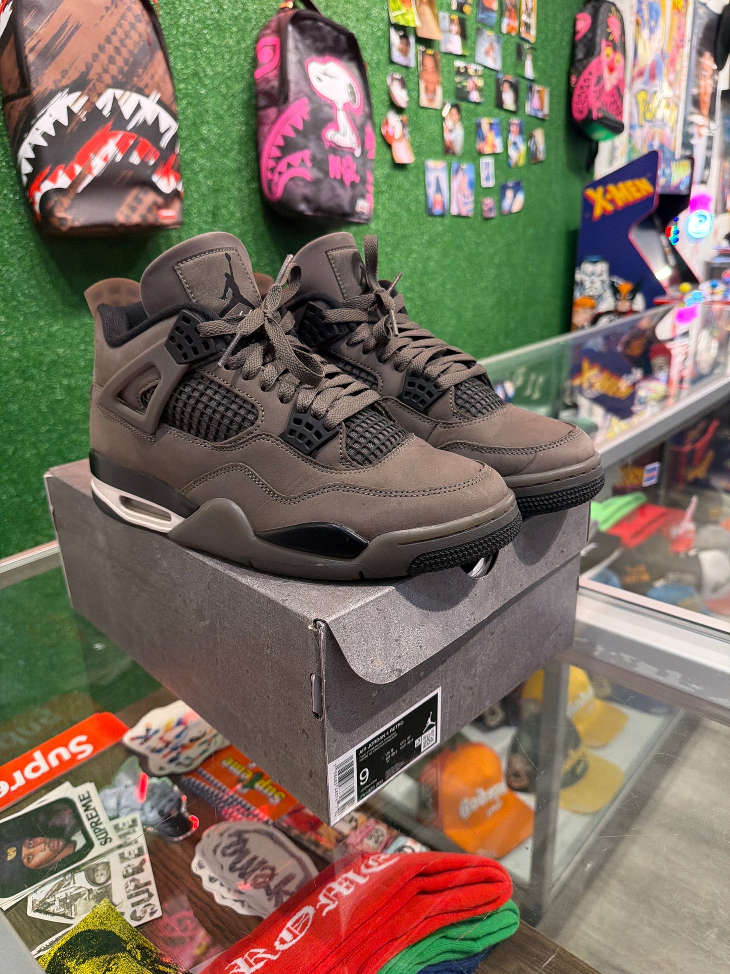 Air Jordan 4 canvas stone (USED)