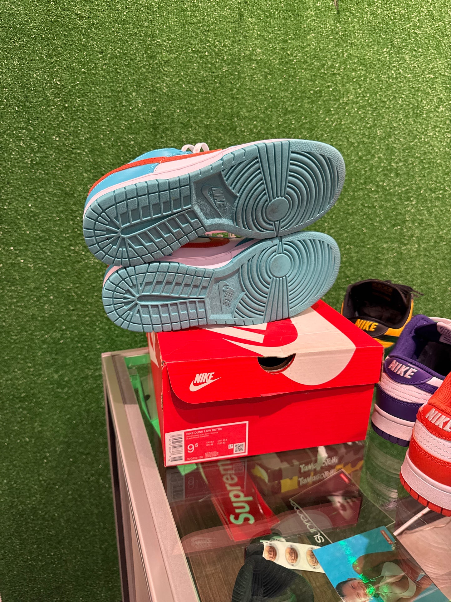 Nike dunk low Miami dolphins (USED)