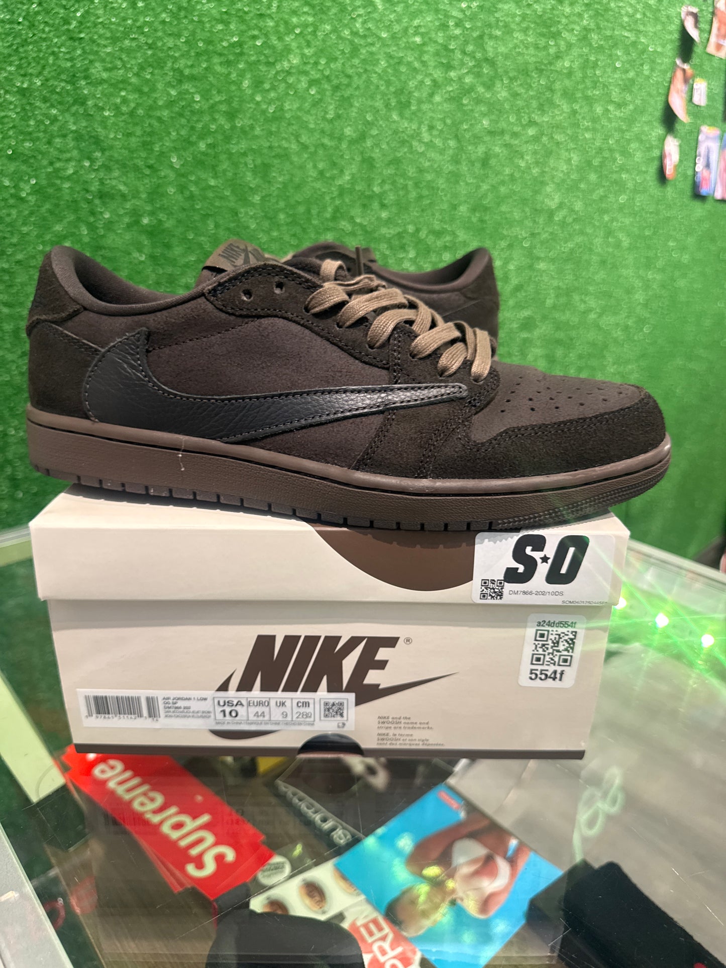 Air Jordan 1 Travis Scott Low Velvet Brown(USED)
