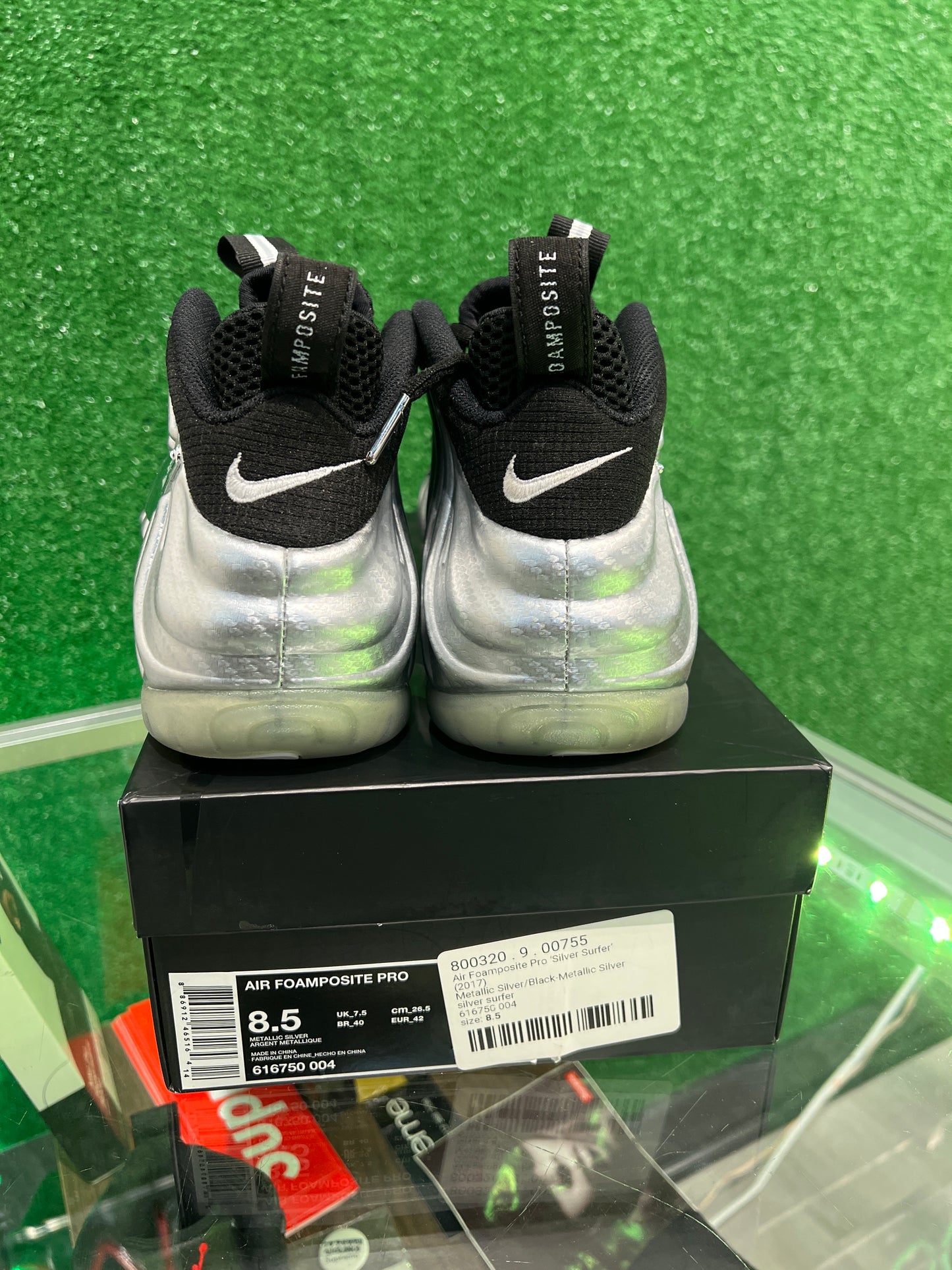 Nike air pro foamposite silver surfer 2017 (USED)