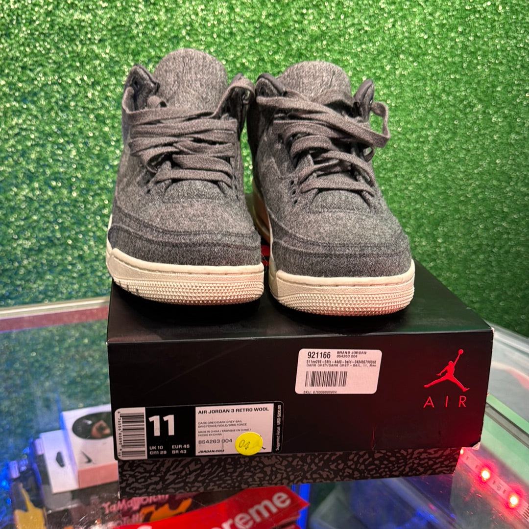 Air Jordan 3 wool (USED)