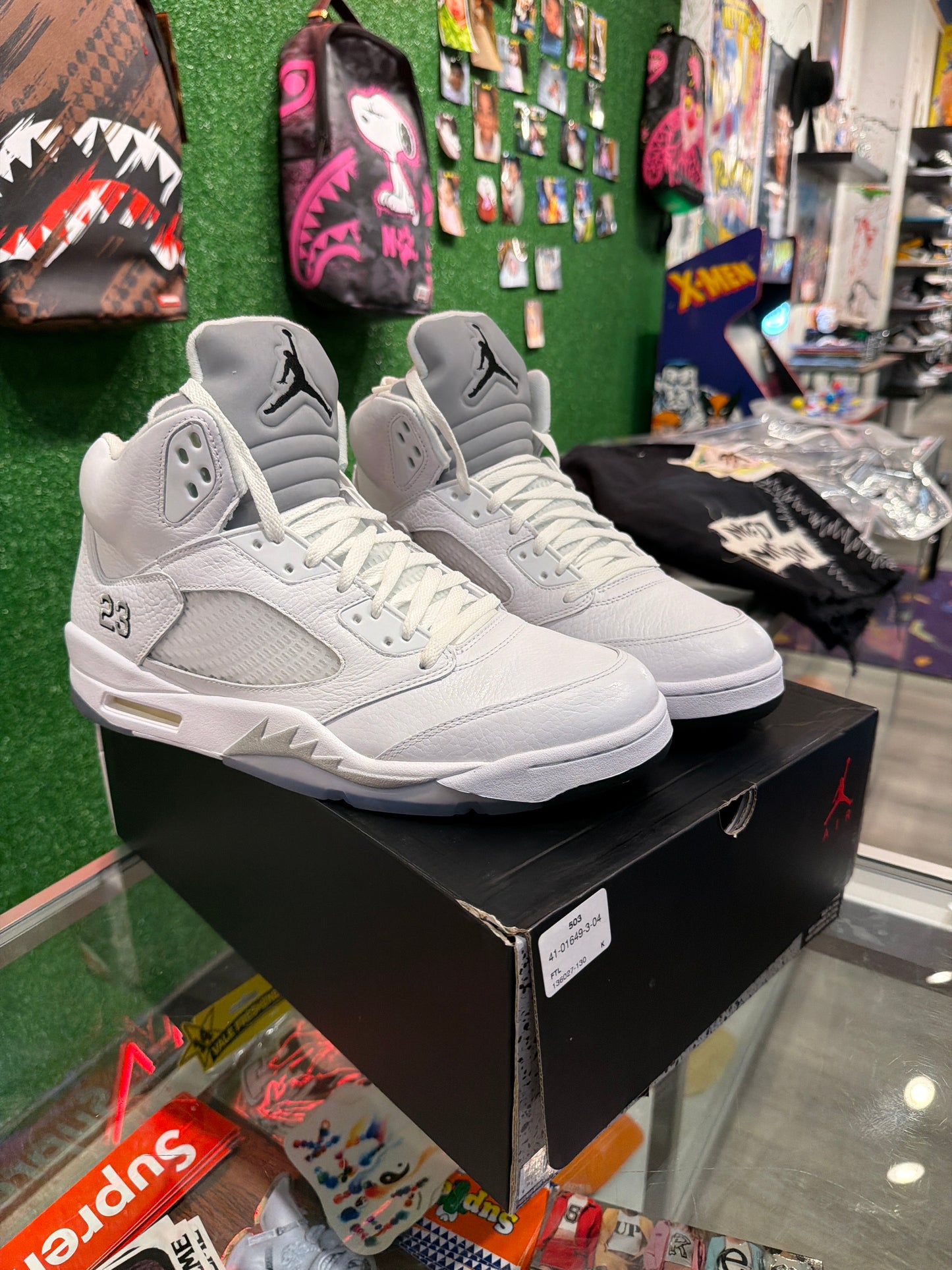 Air Jordan 5 Metallic Silver (USED)