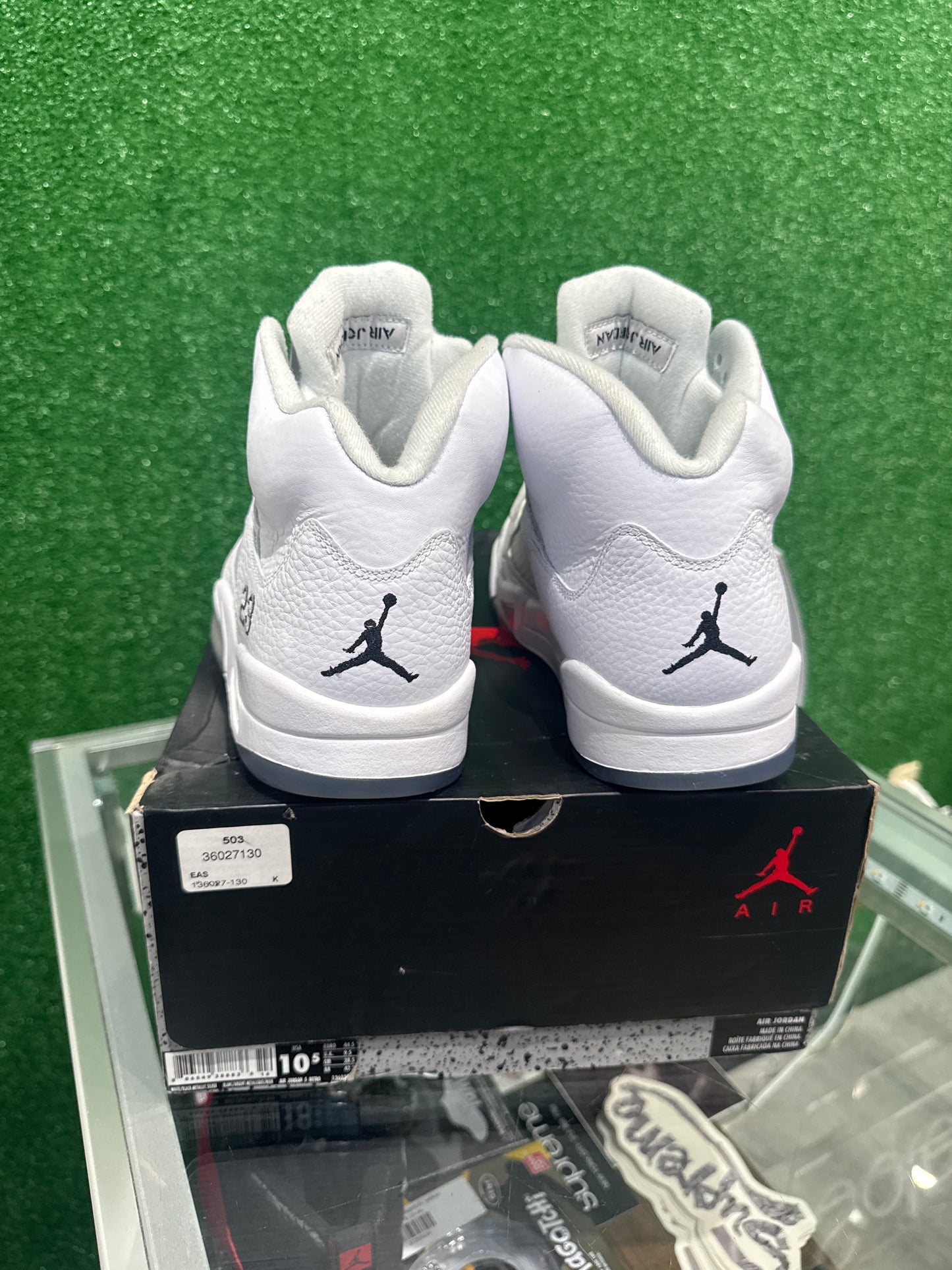 Air Jordan 5 Metallic Silver (USED)