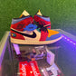 Air Jordan 1 mid fearless blue the great (USED)