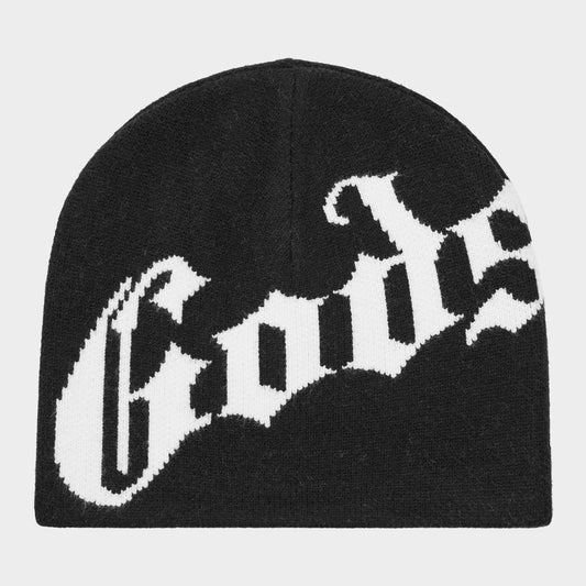 GODSPEED NYC OG Logo Beanie (Black/white)
