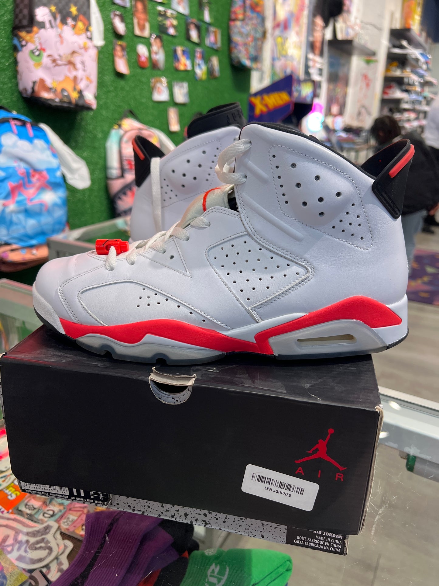 Air Jordan 6 infrared White (USED)…