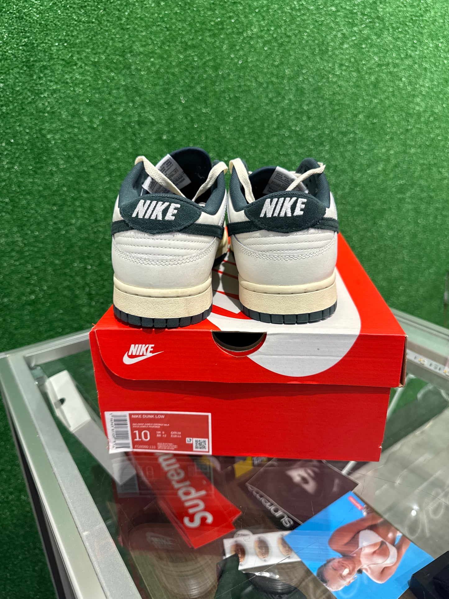 Nike dunk low athletic department deep jungle (USED)
