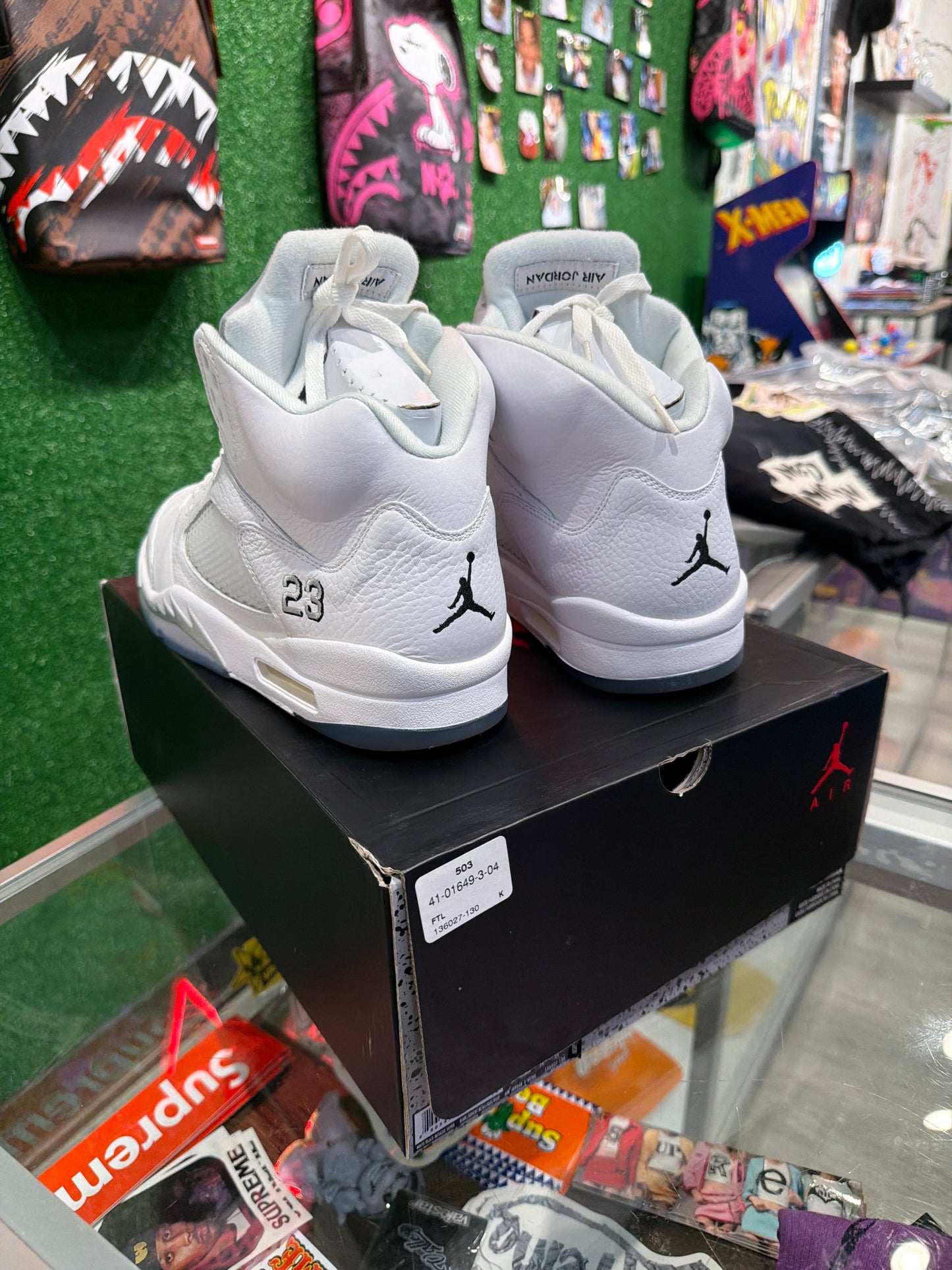 Air Jordan 5 Metallic Silver (USED)
