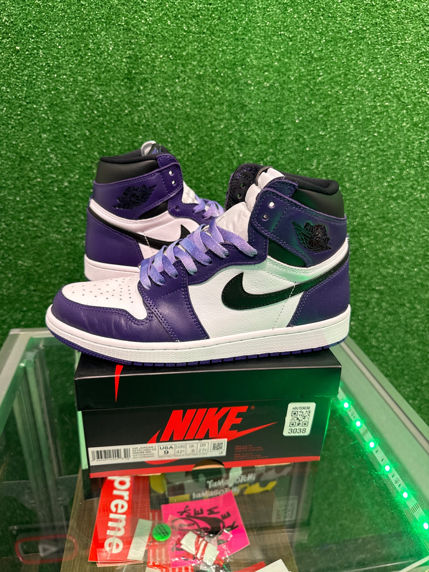 Air Jordan 1 Court Purple 2.0 (USED)