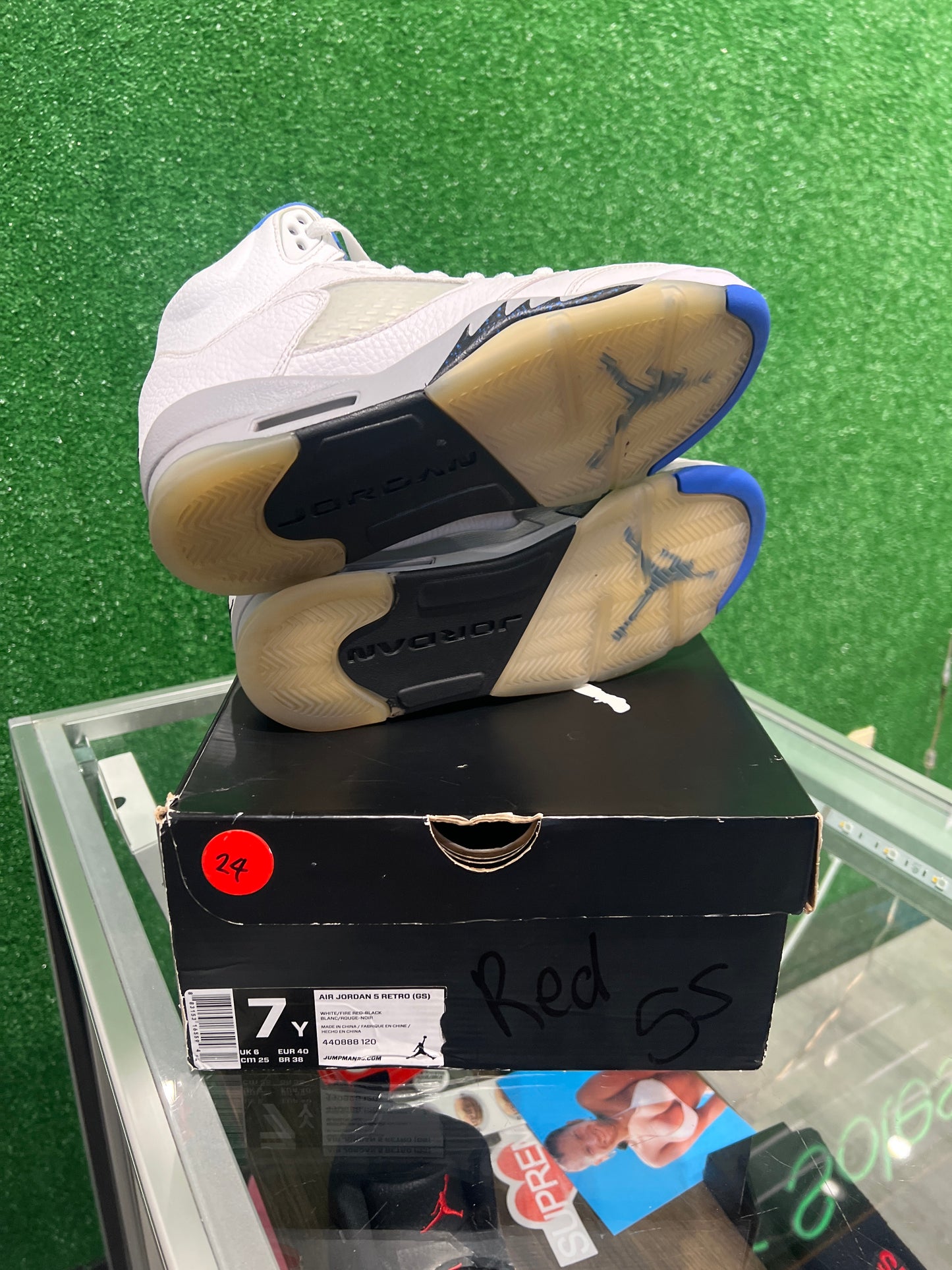 Air Jordan 5 Stealth (USED)