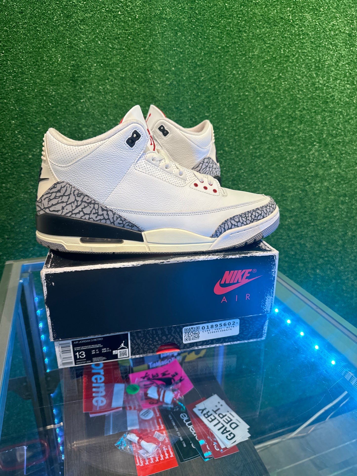 Air Jordan 3  White Cement Reimagined (USED)