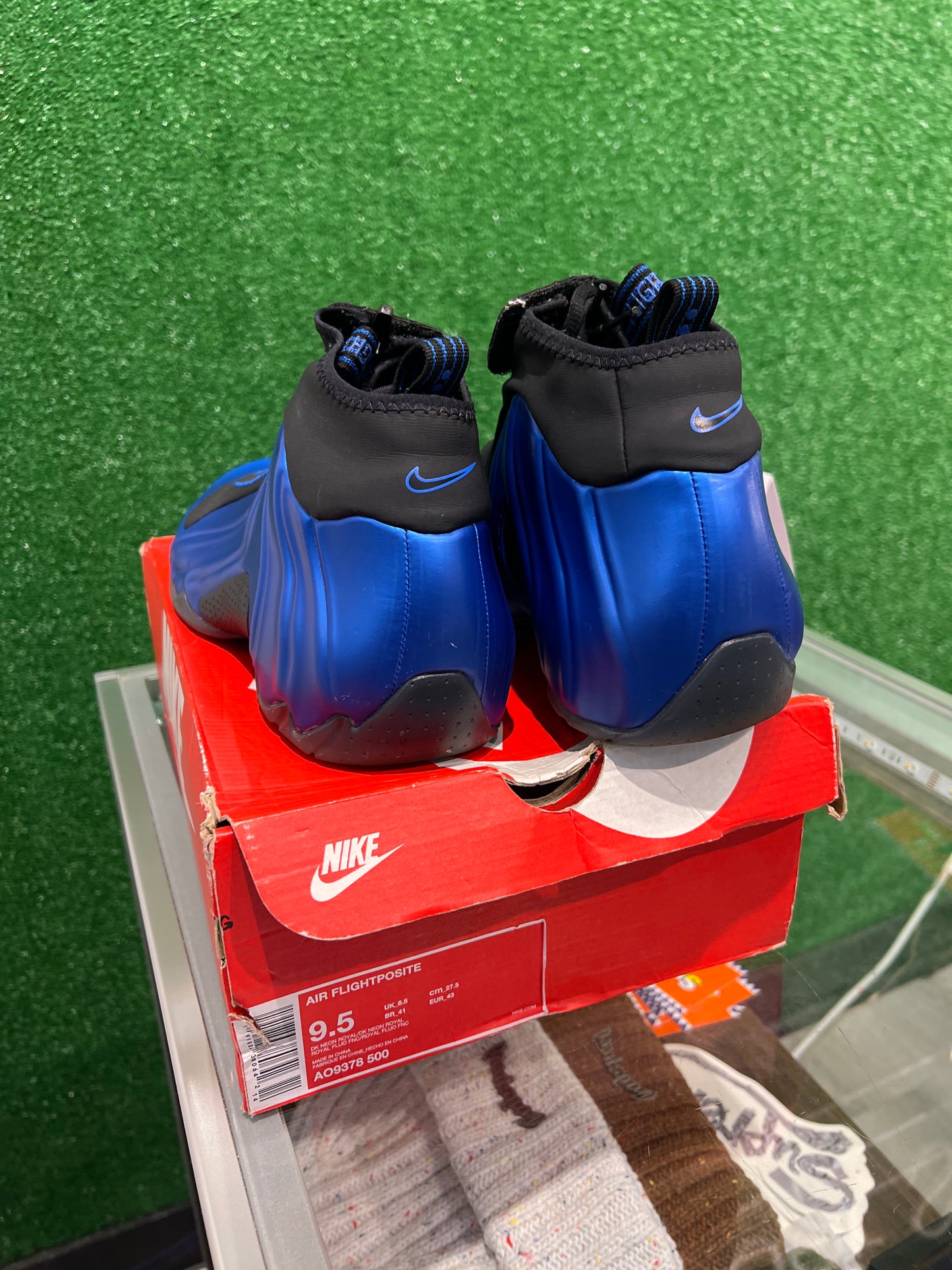 Nike air one flightposite dark neon royal