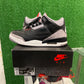 Air Jordan 3 black cement. (USED)