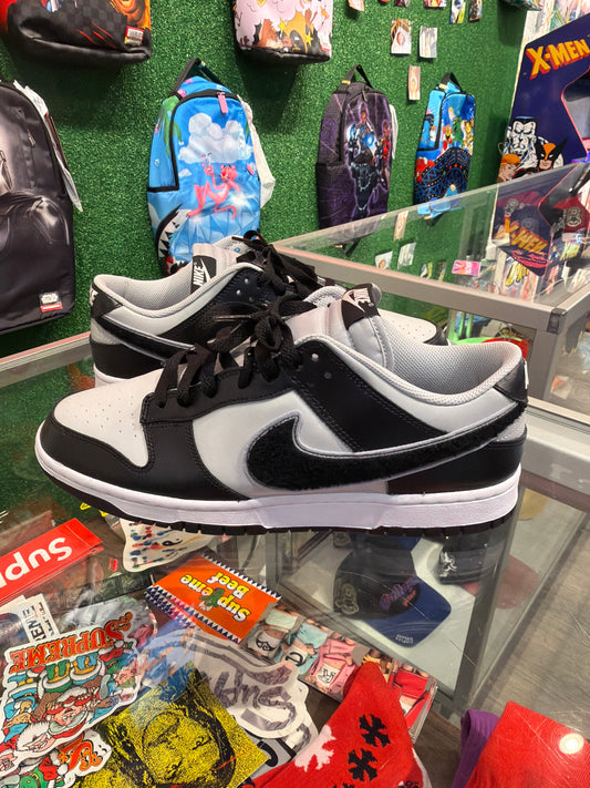 Dunk low swoosh black grey (USED)