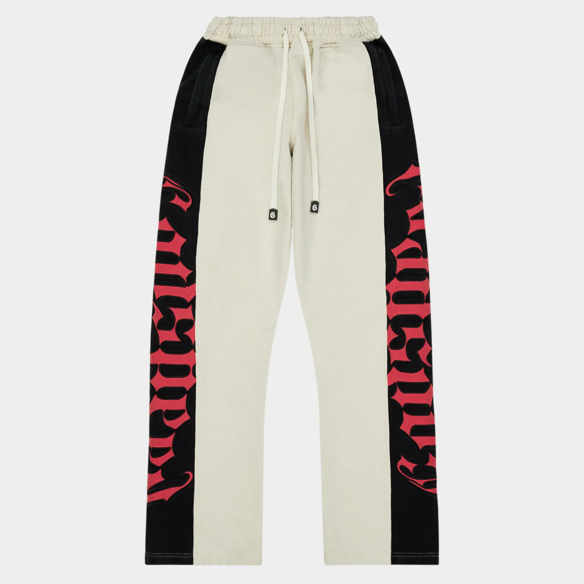 God Speed Courtside Sweatpants (Bone/Black/Red)