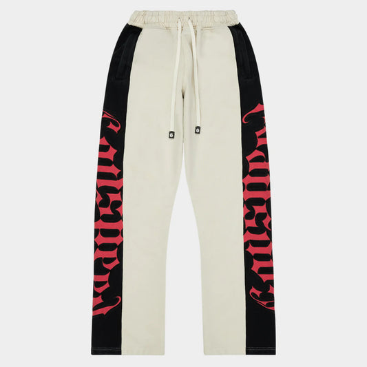 God Speed Courtside Sweatpants (Bone/Black/Red)