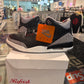 Air Jordan 3 black cement. (USED)