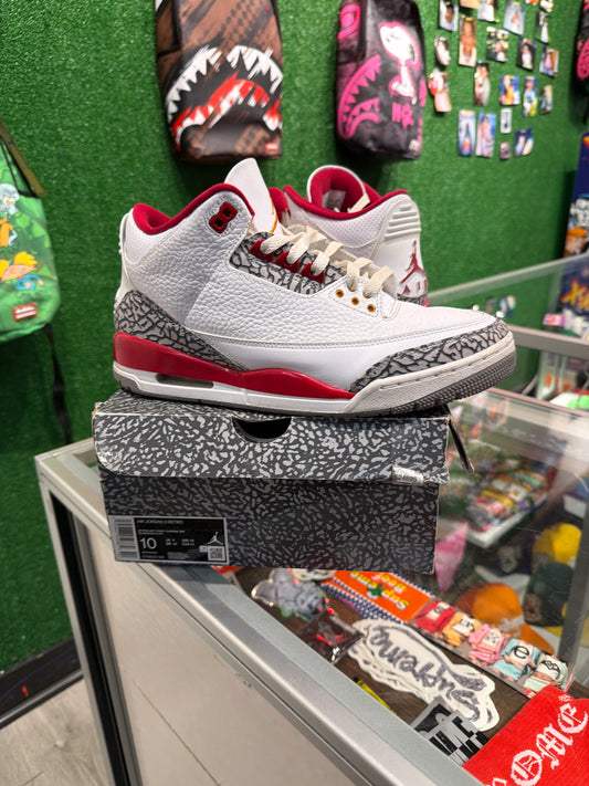 Air Jordan 3 Cardinal (USED)
