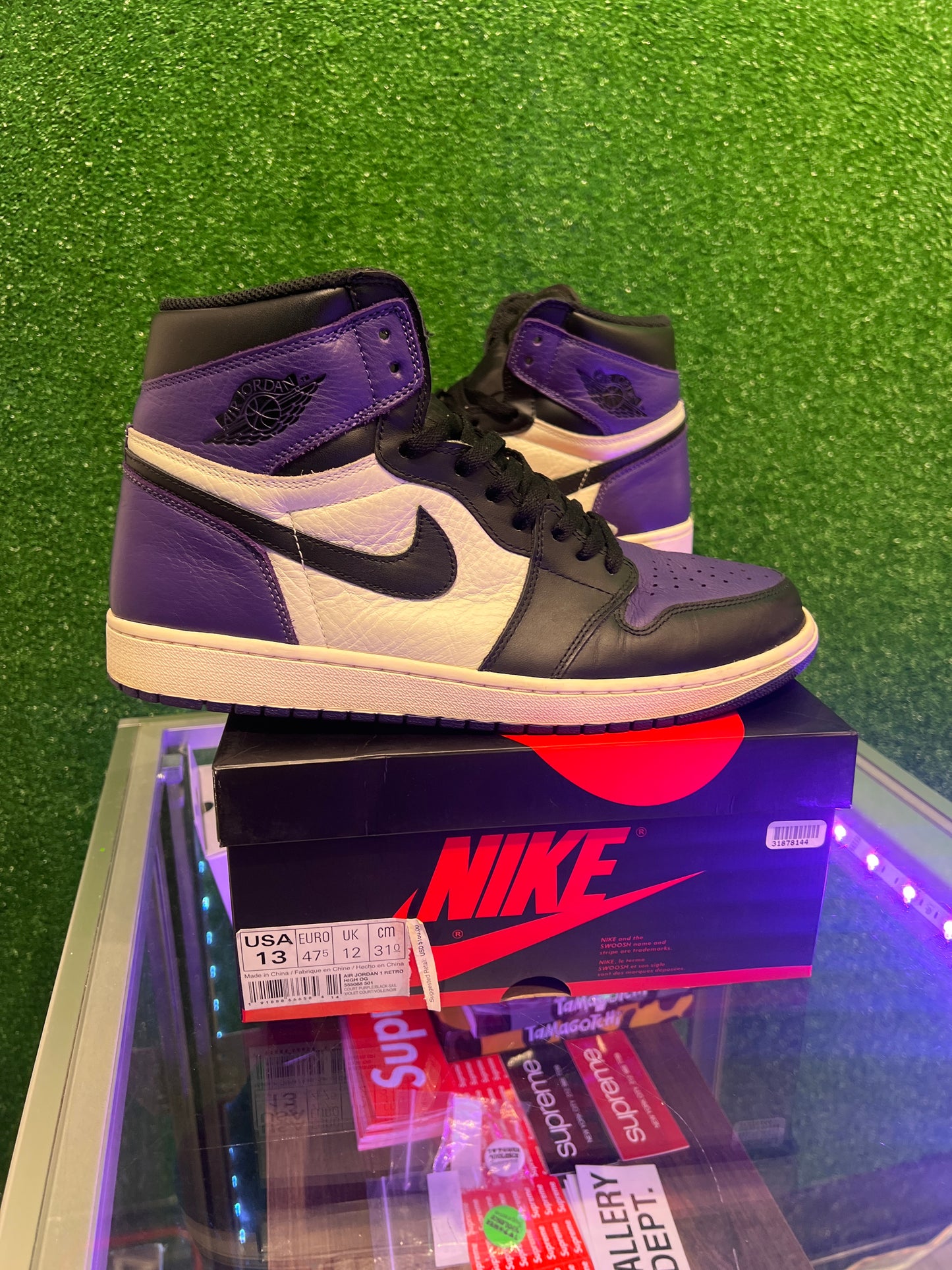 Air Jordan 1 court purple 1.0 (USED)