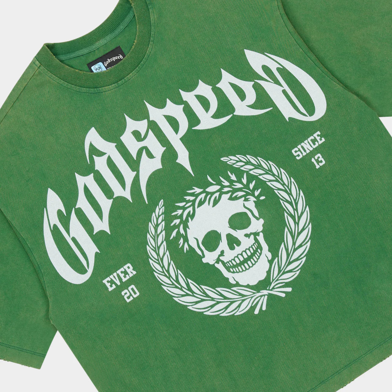Godspeed Victor Crest T-shirt Green