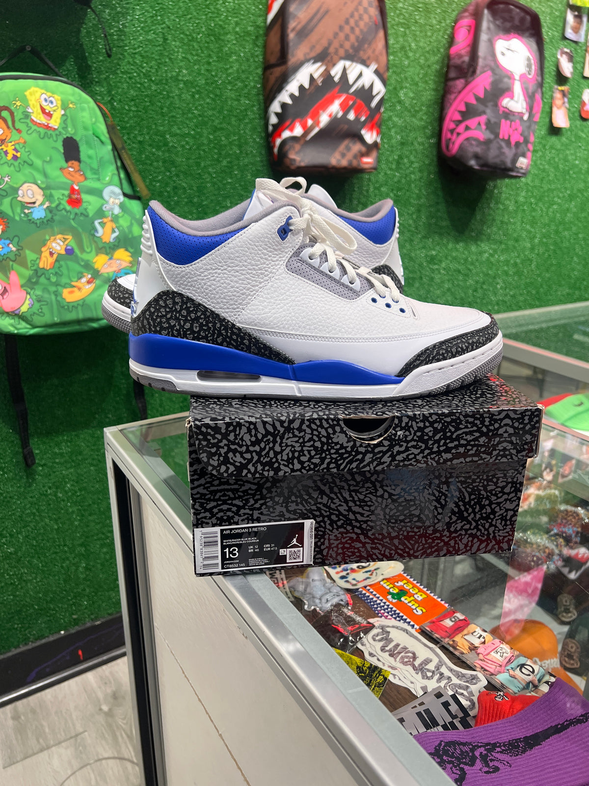 Air Jordan 3 Racer Blue (USED)