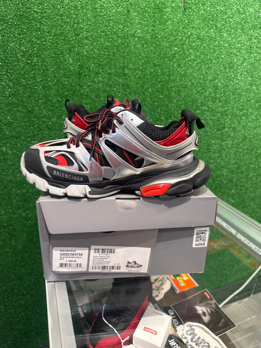 Balenciaga Track Black Red White Silver (USED)
