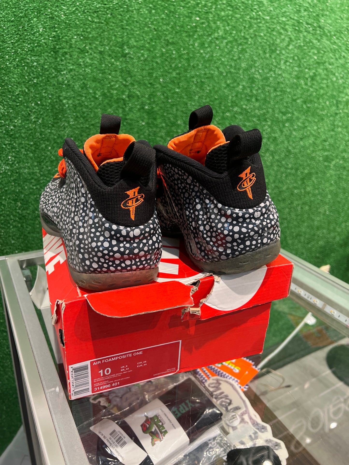 Nike air foamposite one safari (USED)