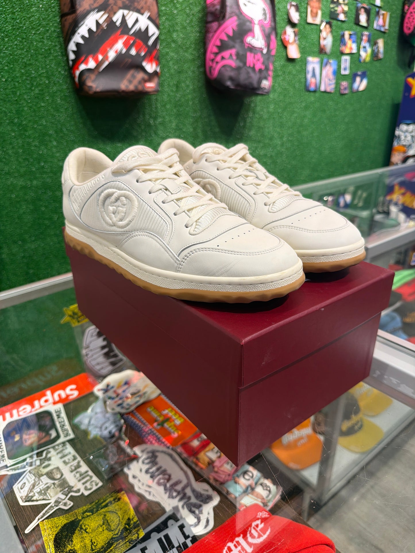 Gucci Wmns MAC8O Sneaker 'Off White Gum'