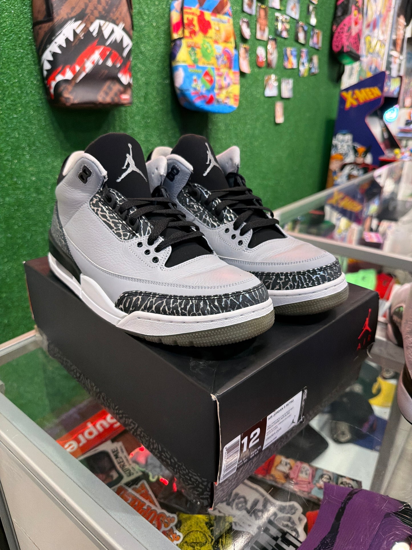 Air Jordan 3 wolf grey (USED)