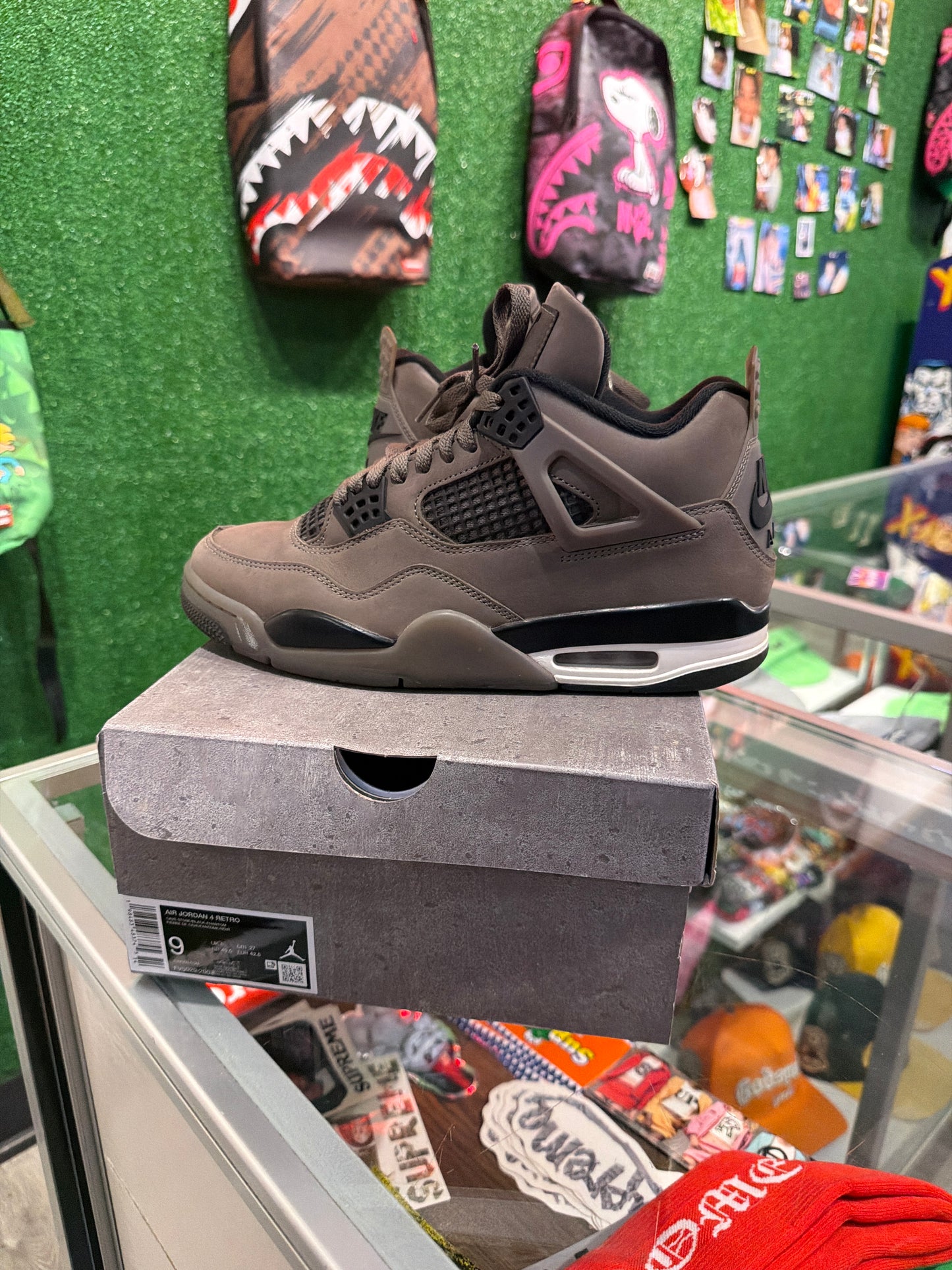 Air Jordan 4 canvas stone (USED)