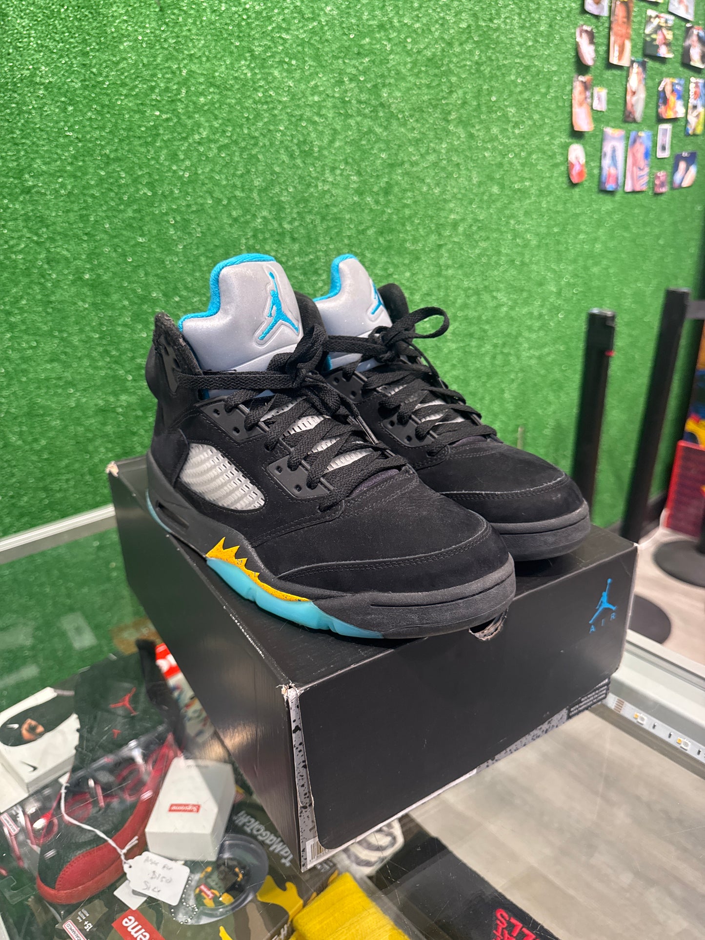 Air Jordan 5 Aqua (USED)