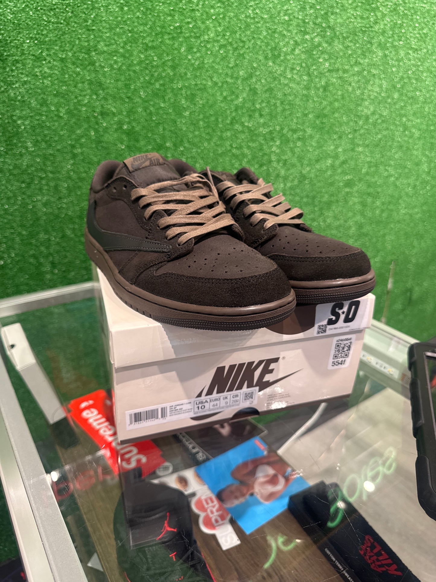 Air Jordan 1 Travis Scott Low Velvet Brown(USED)