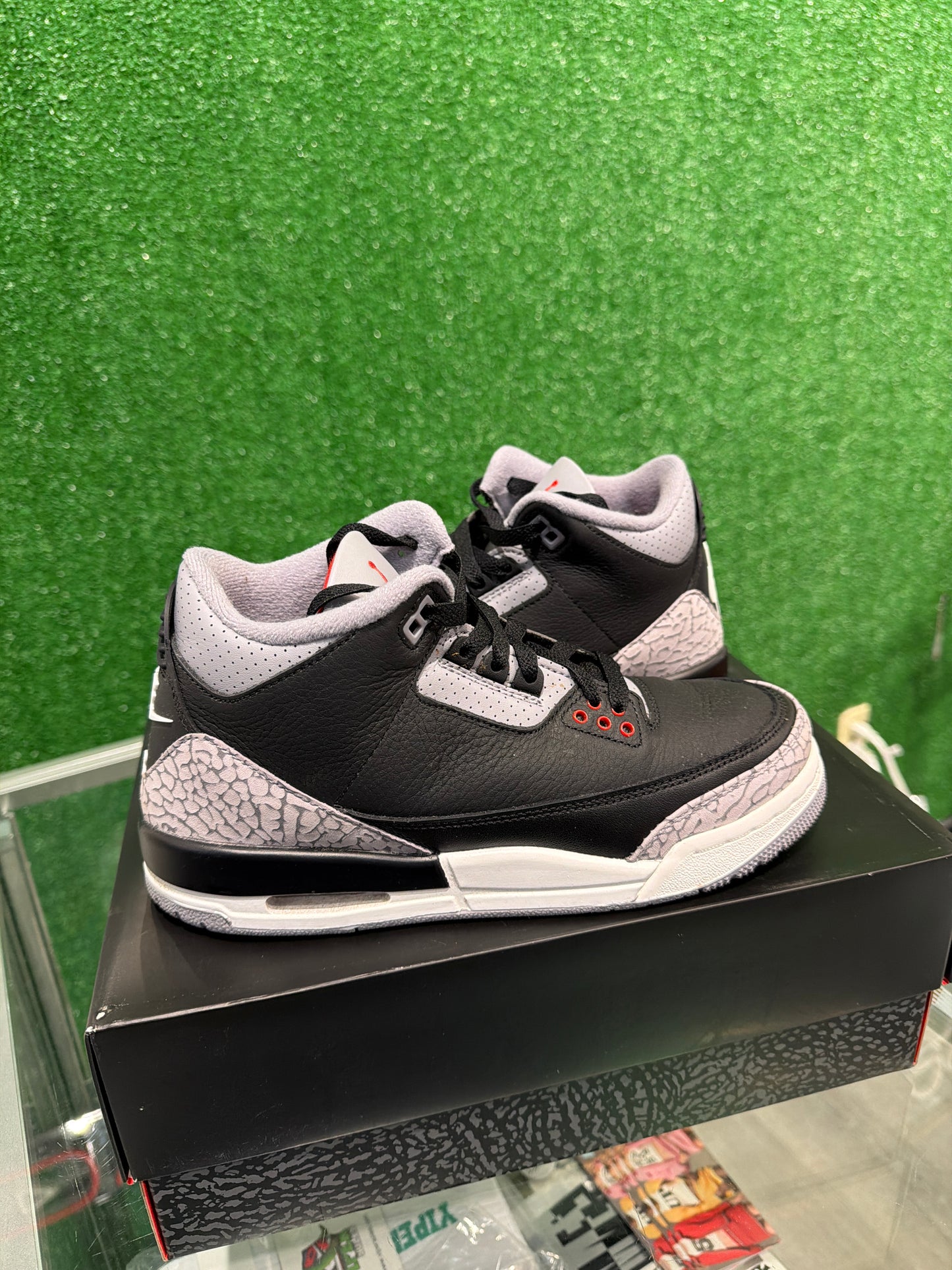 Air Jordan 3 Black Cement (GS) (2024) (USED)