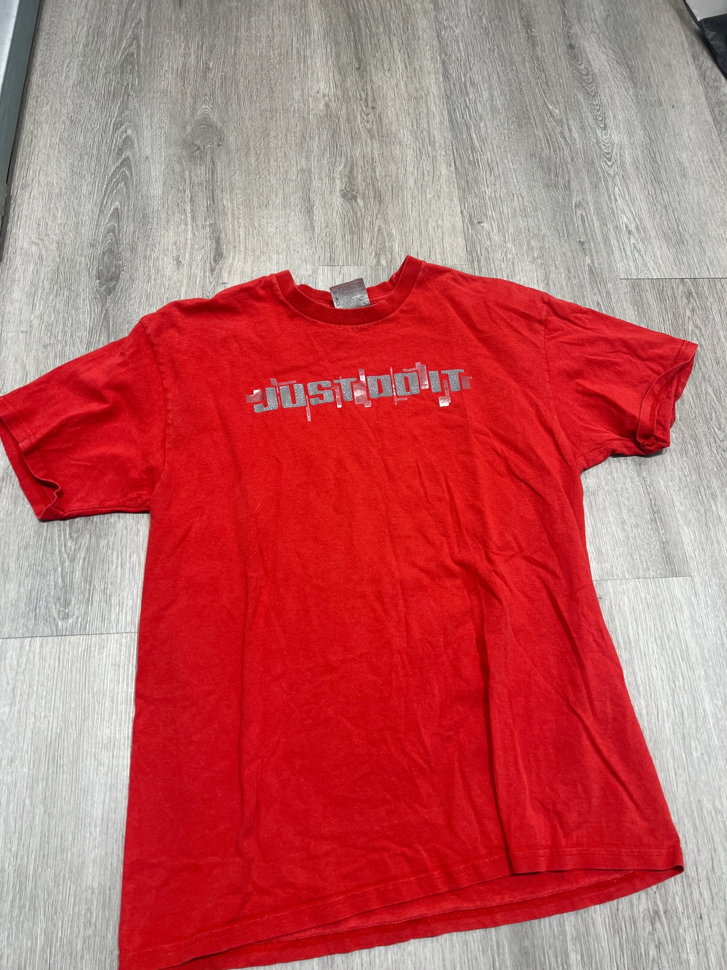 Just do it red tee