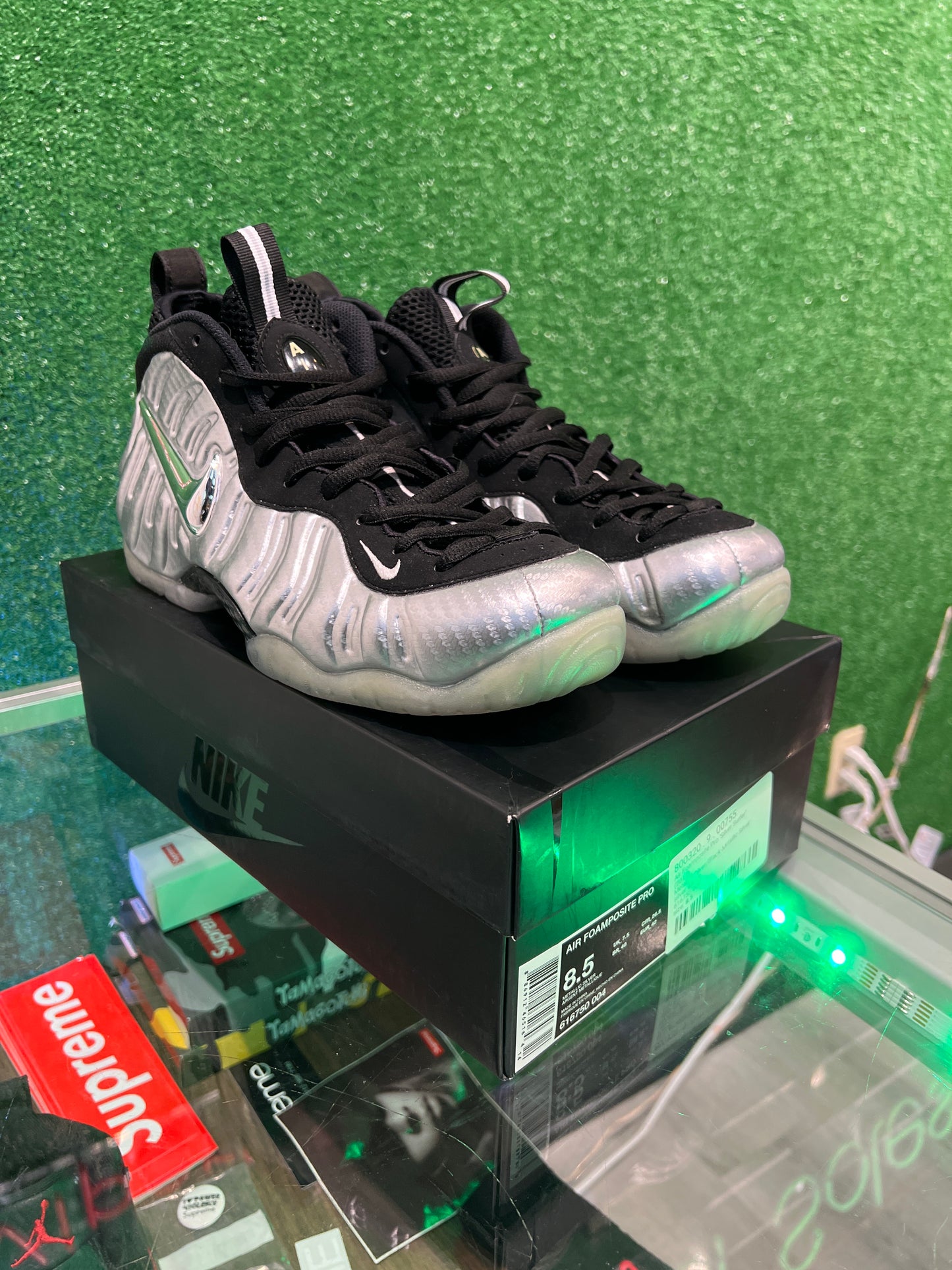 Nike air pro foamposite silver surfer 2017 (USED)