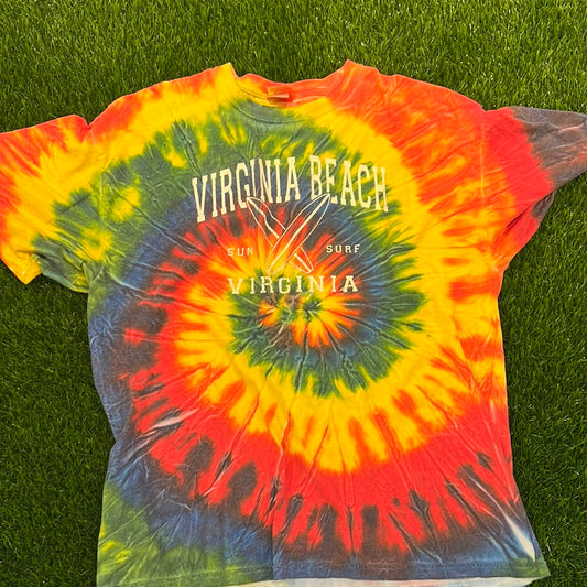 Virginia Beach tie dye tee