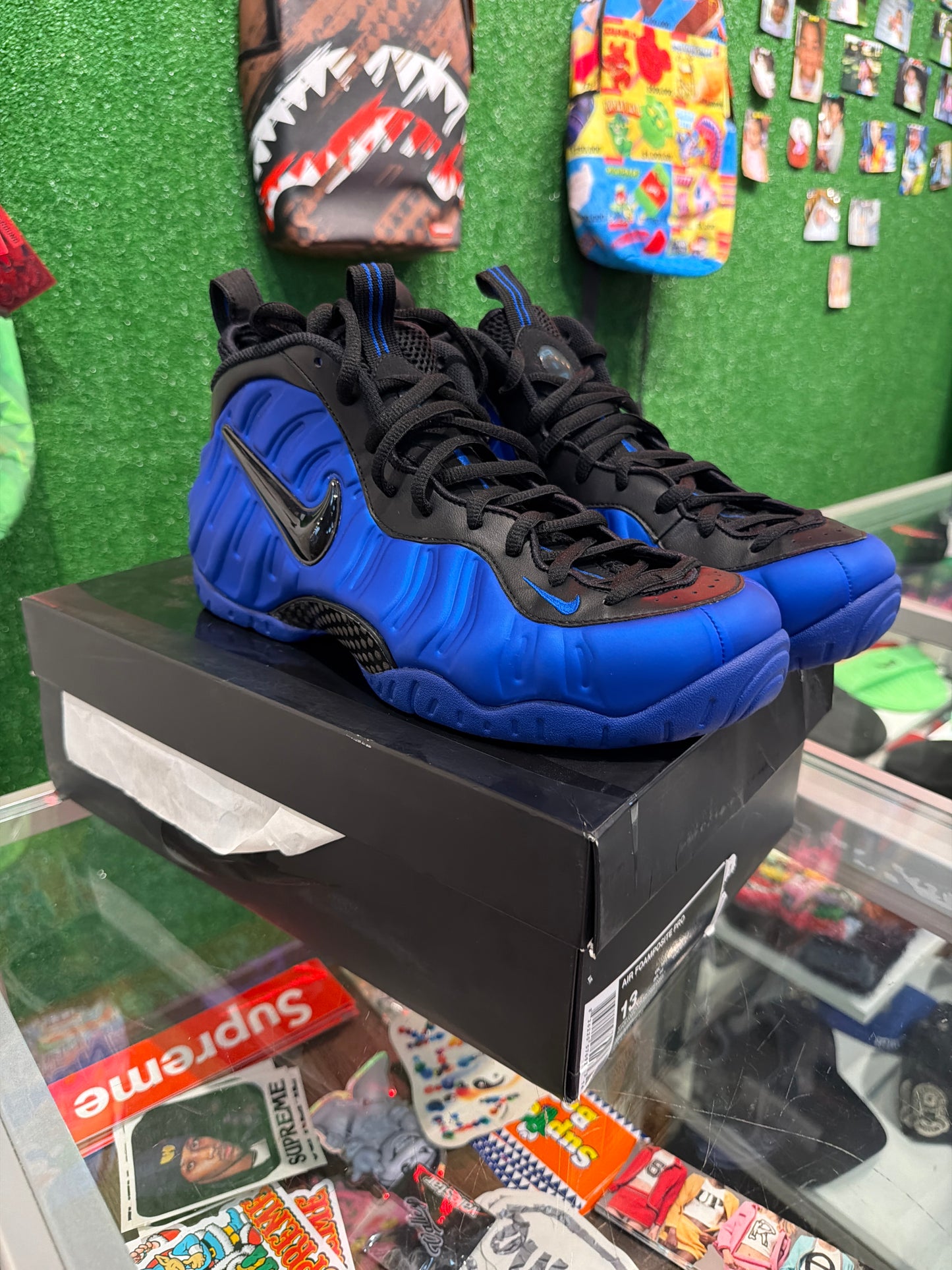 Nike air Foamposite pro hyper colbalt (USED)
