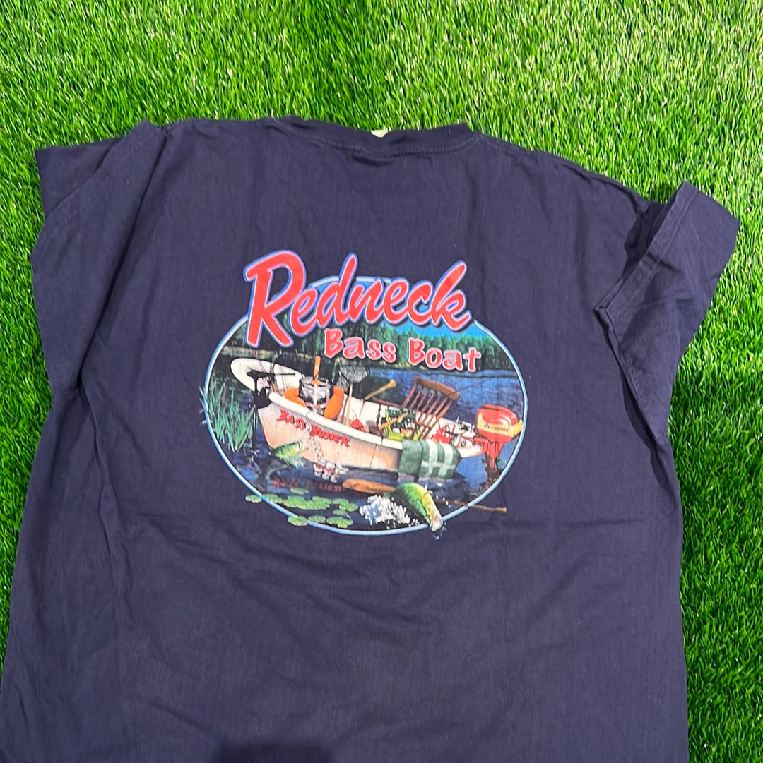 Redneck bass boat tee