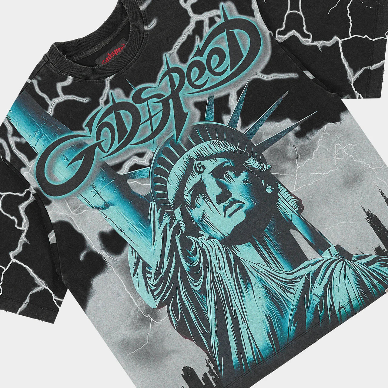 God Speed Voltage Tee (Wolf Grey)