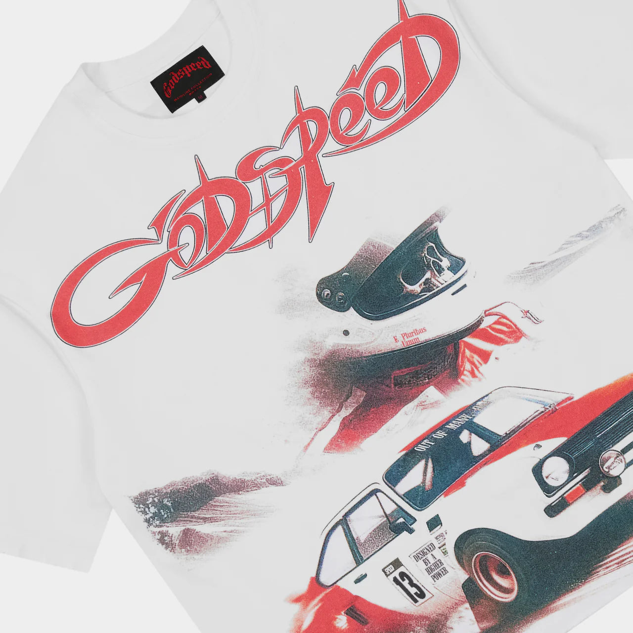 GODSPEED Abu Dhabi Desert Challenge  Tee (White)