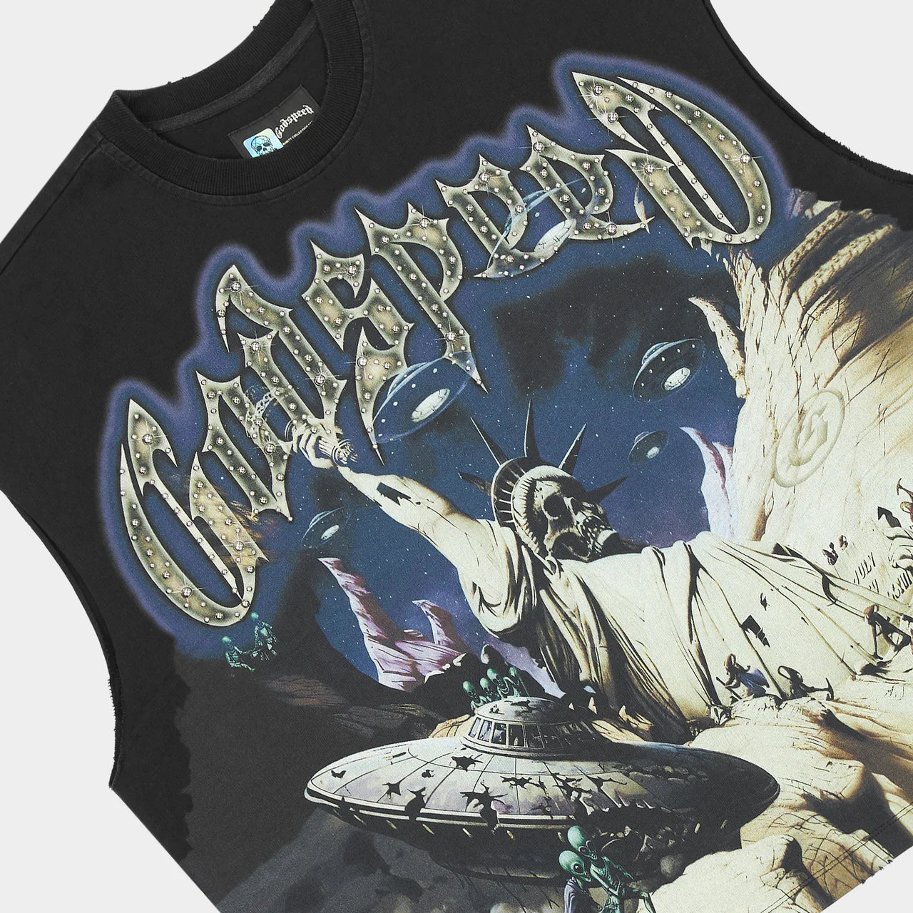 GODSPEED The Landing Sleeveless tee (Black)