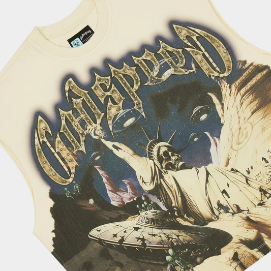 GODSPEED The Landing Sleeveless tee (Bone)