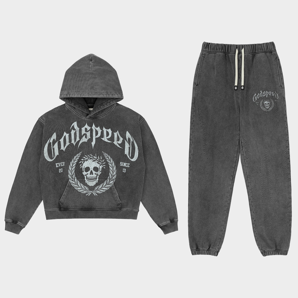 GODSPEED NEW YORK Victor Crest Sweatsuit (Grey)
