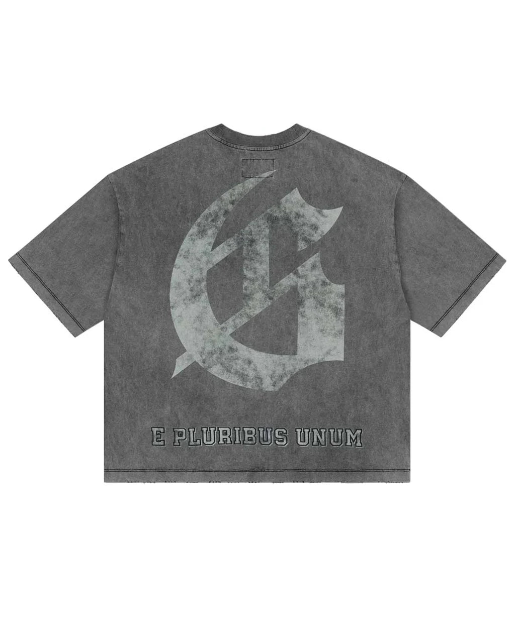 God Speed Collegiate Tee Grey Wash